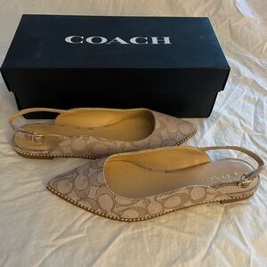 Coach Woman’s Vae Skimmer Slingback.  Brand new.  Size 8